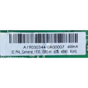 MAIN FUENTE PARA TV SCEPTRE / NUMERO DE PARTE TP.MS3553.PB819 / 453561 / A19030344-0A00007 / DISPLAY HV320FHB-N02 / MODELO H32	